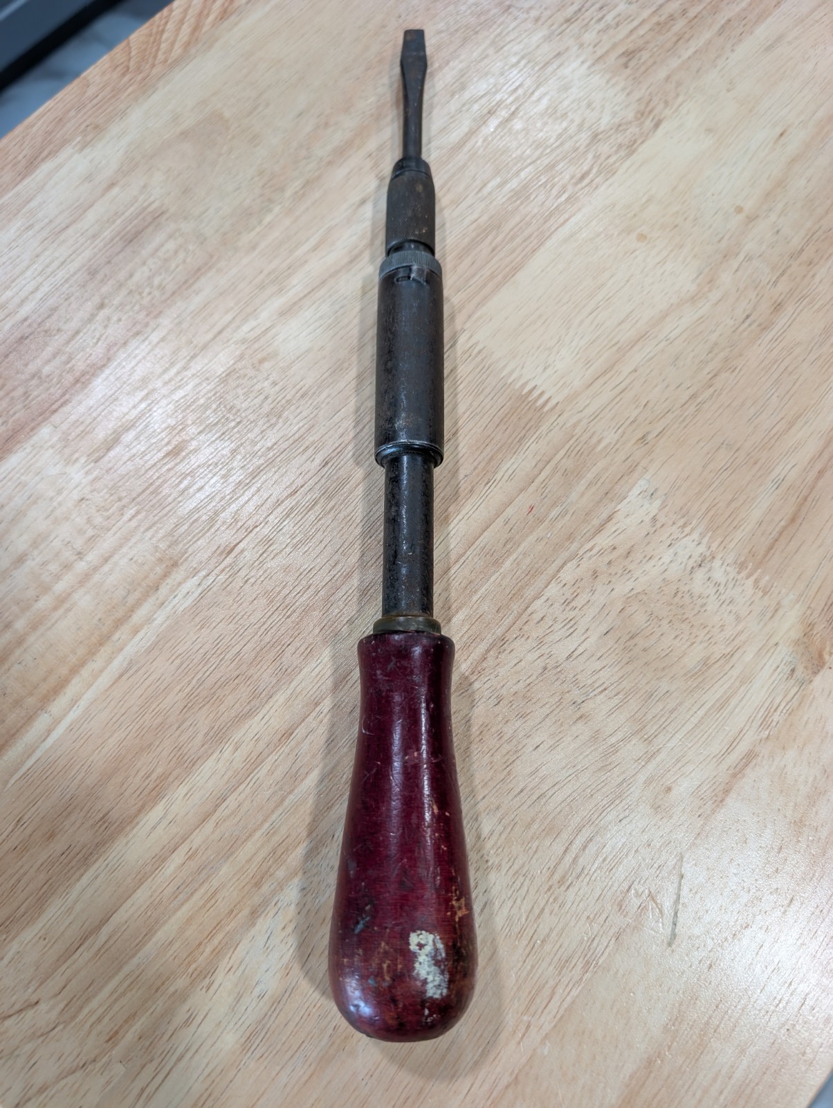 Vintage Yankee No.30A Push screw driver, flat head bit