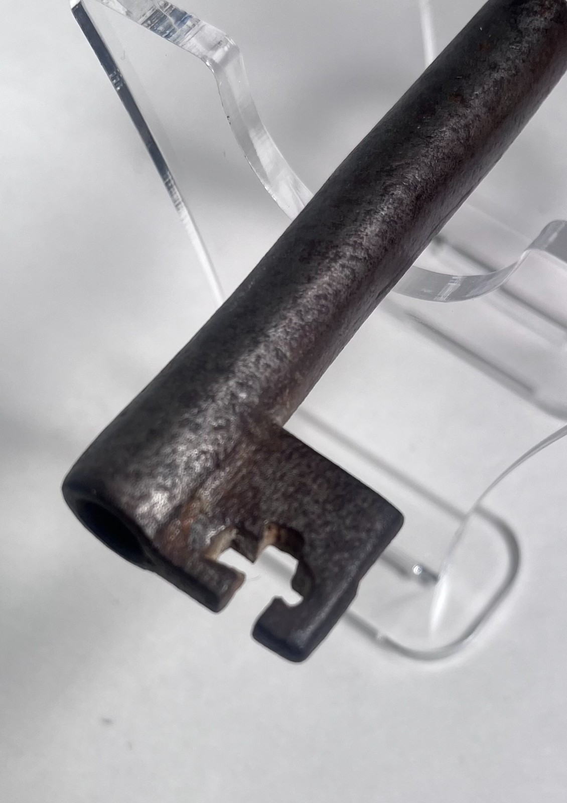 1550s-1650s Spanish Hand Forged Skeleton/Barrel Key Vintage Antique Heavy
