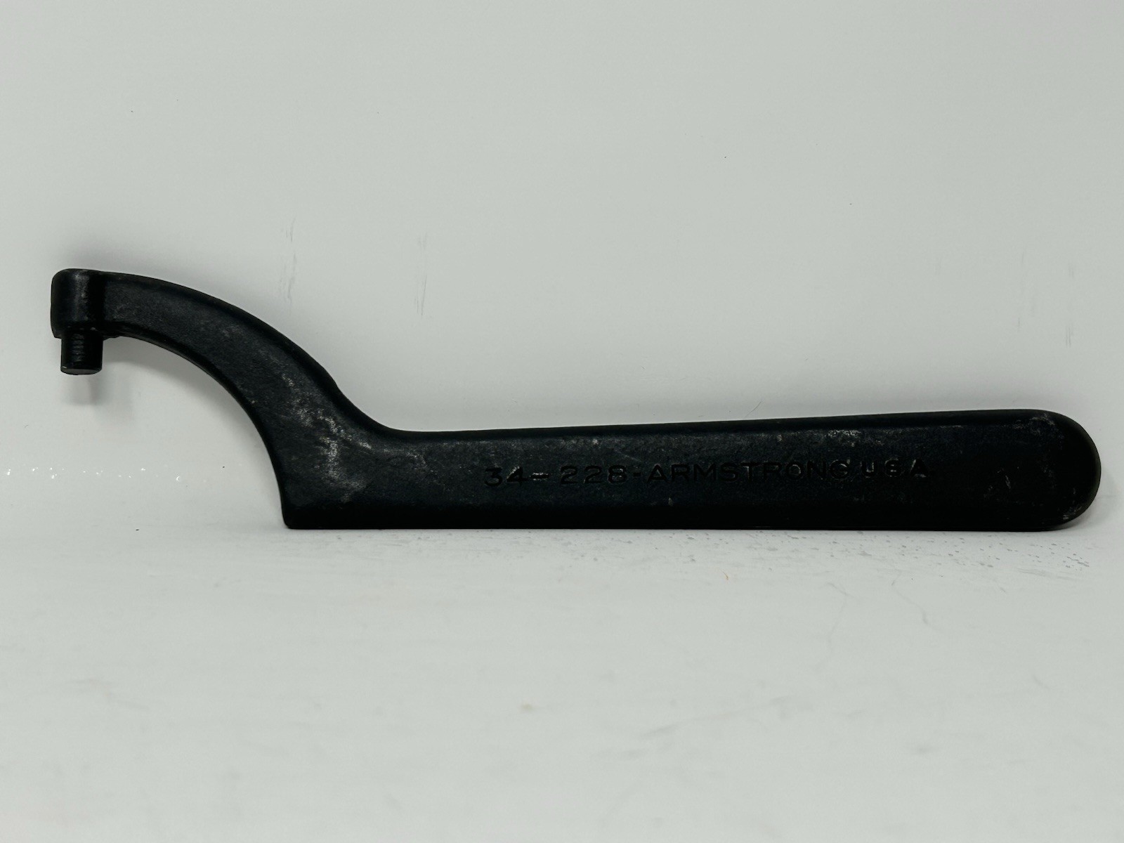 Vintage-NOS Armstrong Tools 3-1/4″ Fixed Pin Spanner Wrench No. 34-228 🇺🇸
