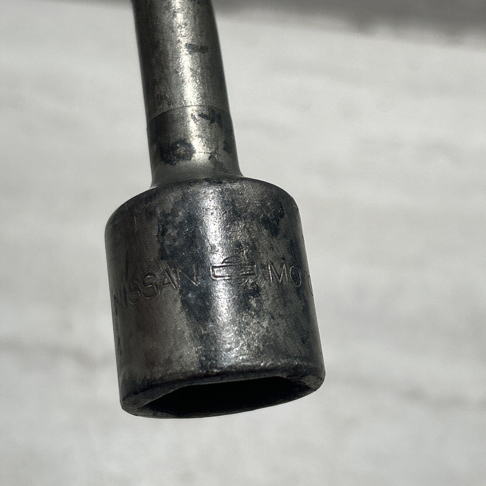 Vintage Nissan Motor OEM Tire Iron Lug Nut Wrench 21mm 6pt Lug JAPAN #37