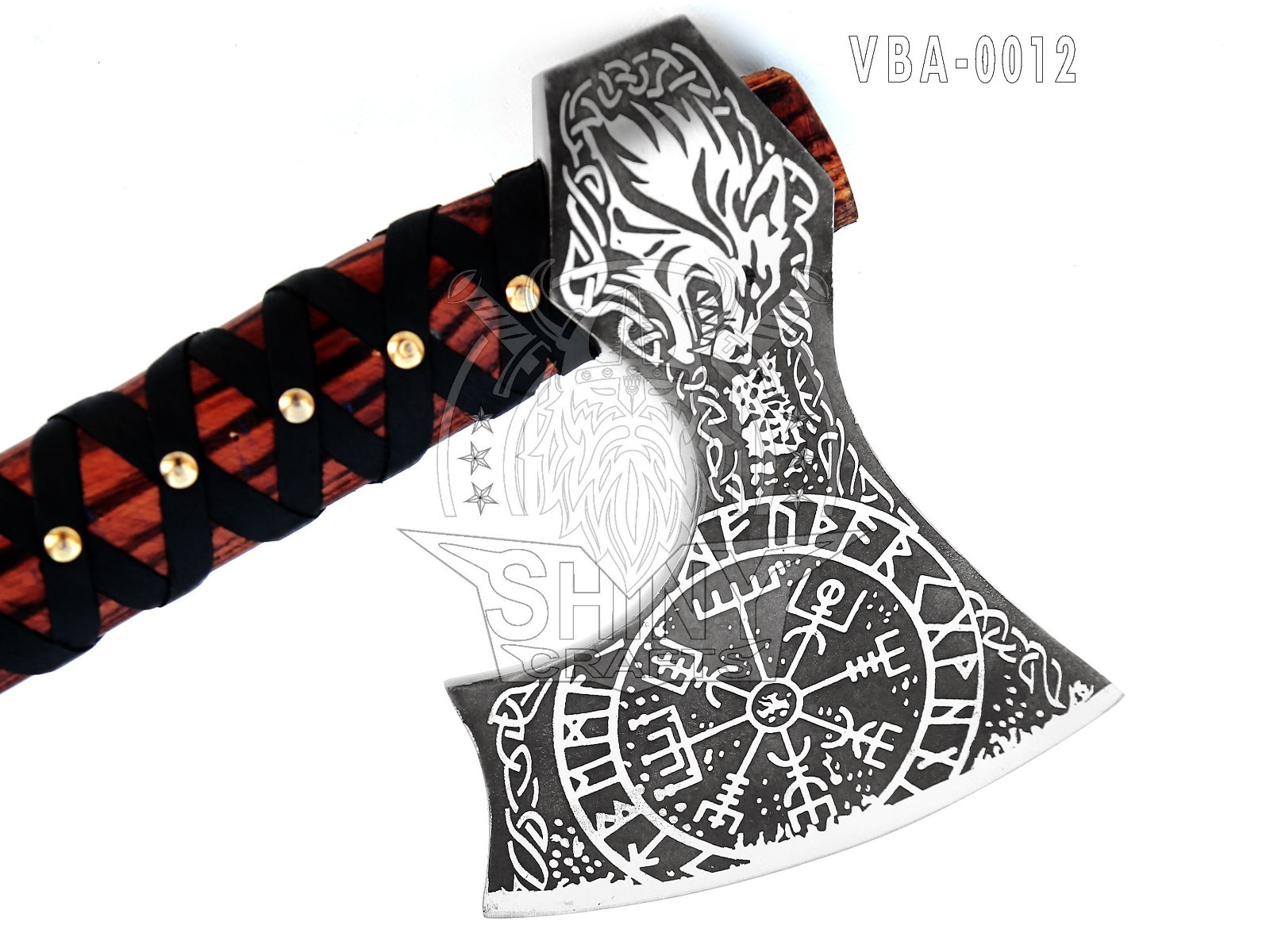 Axes Berserker Axe Hatched Tomahawk Battle Axe 27 Long Axe Fenrir Axe GiftSCA-12