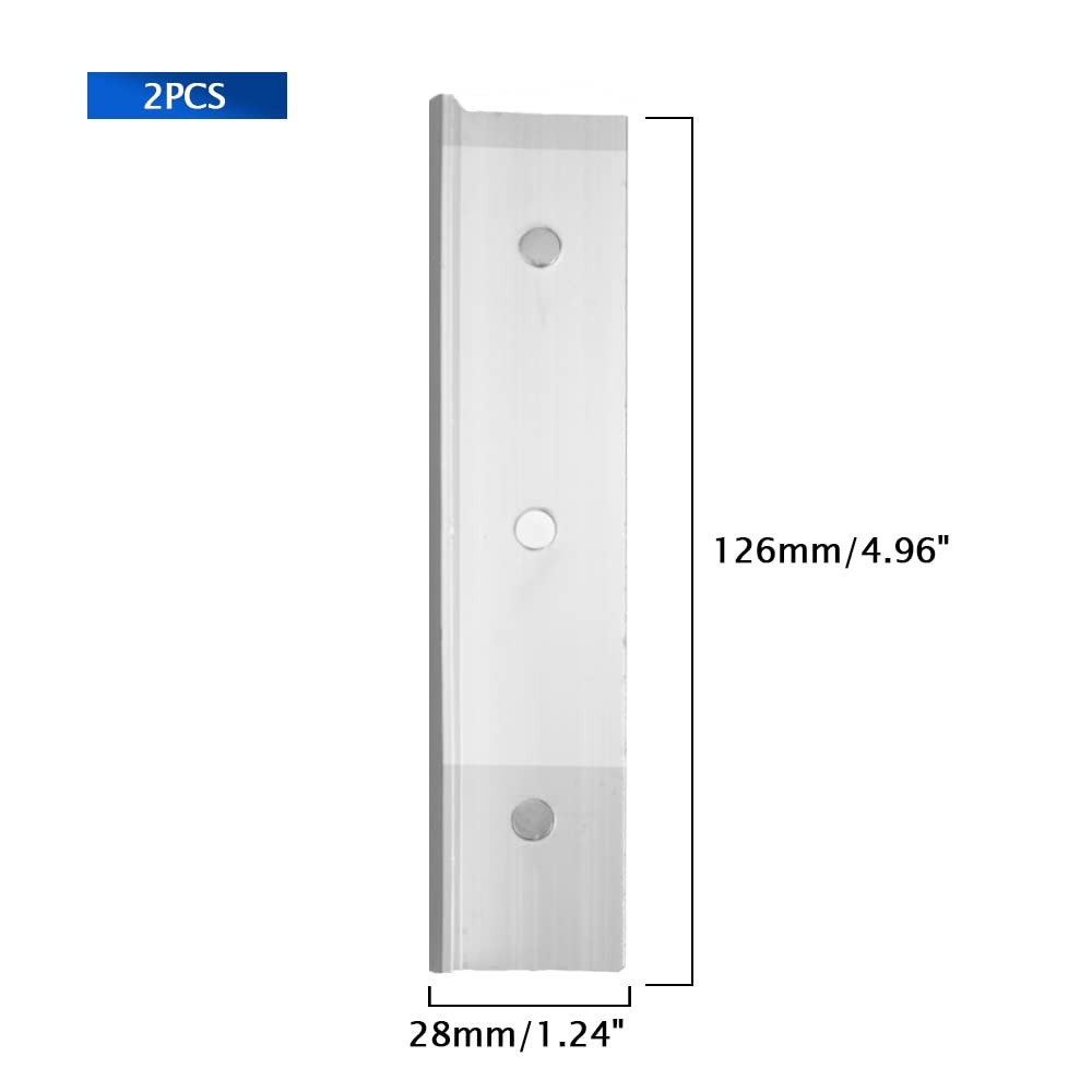 Aluminum Alloy Vise Jaws, Universal Soft Vice Jaws Pads Covers 5 Inch, Silver