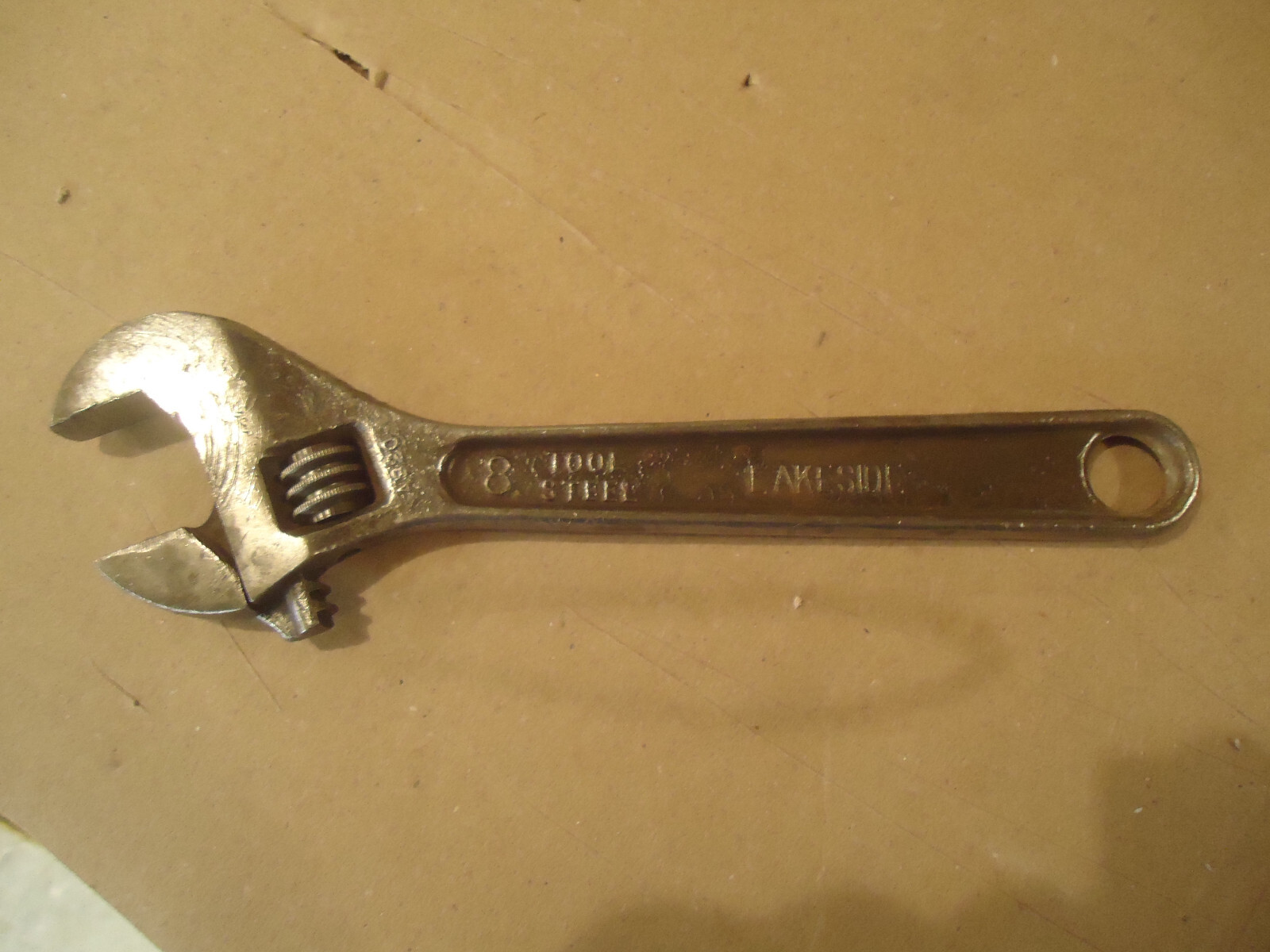 Vintage 8″ Lakeside Adjustable Forged Alloy Steel Wrench … Made in USA V