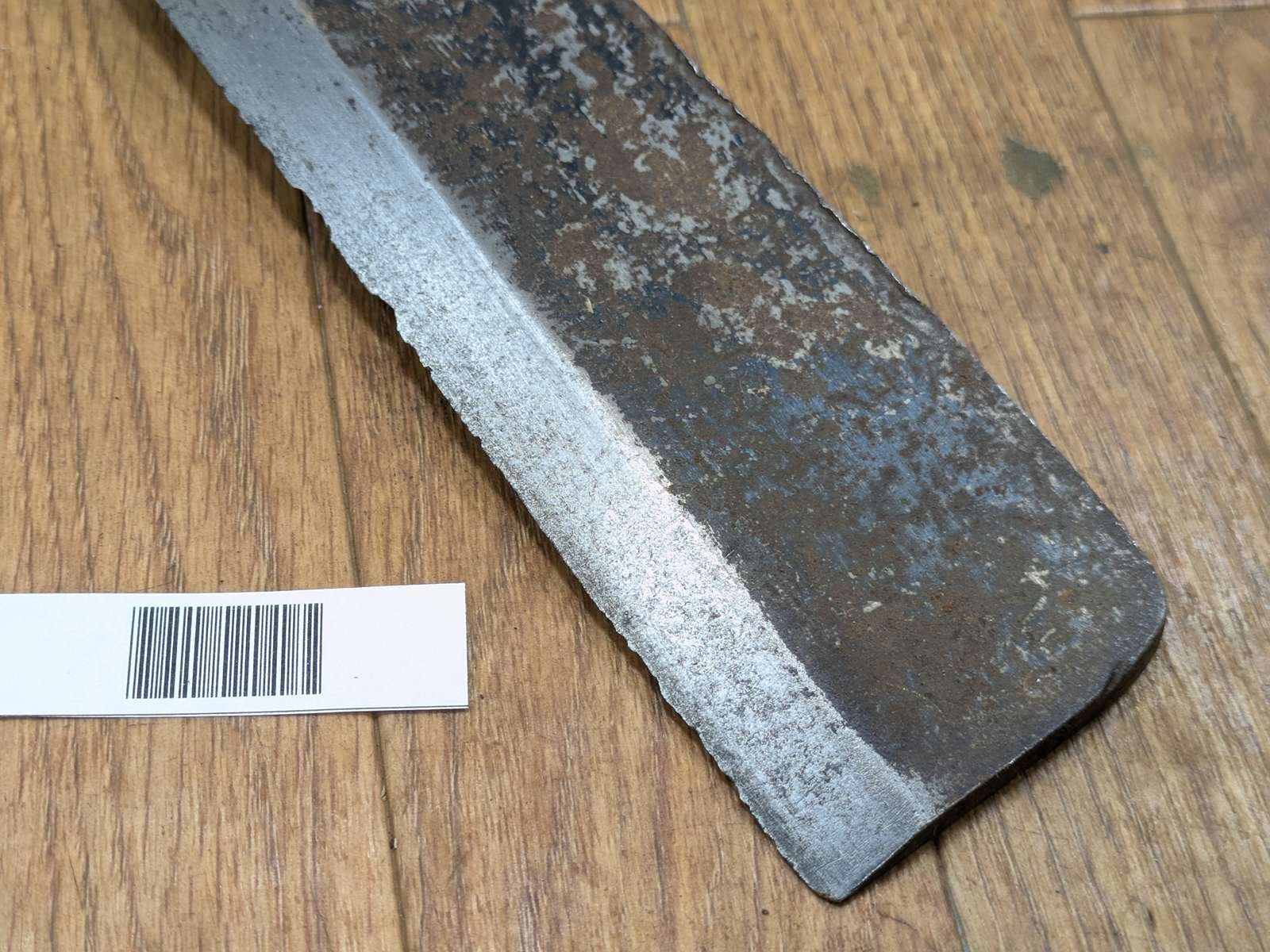 DAMAGED Japanese vintage Carpentry Tool NATA AXE ONO Woodworking 178/375mm TW466