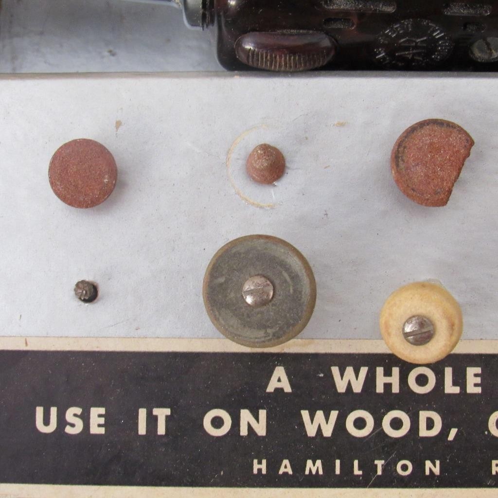 HAMILTON ROSS Electric “Toolmaster” Kit ~ Bakelite ~ Mostly Complete Pre Dremel