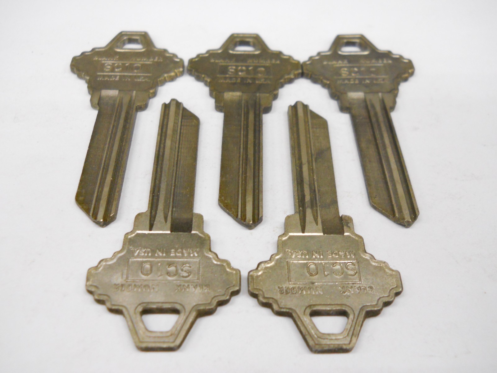 Curtis SC10 Key Blank Fits Schlage A1145F Lot of 5