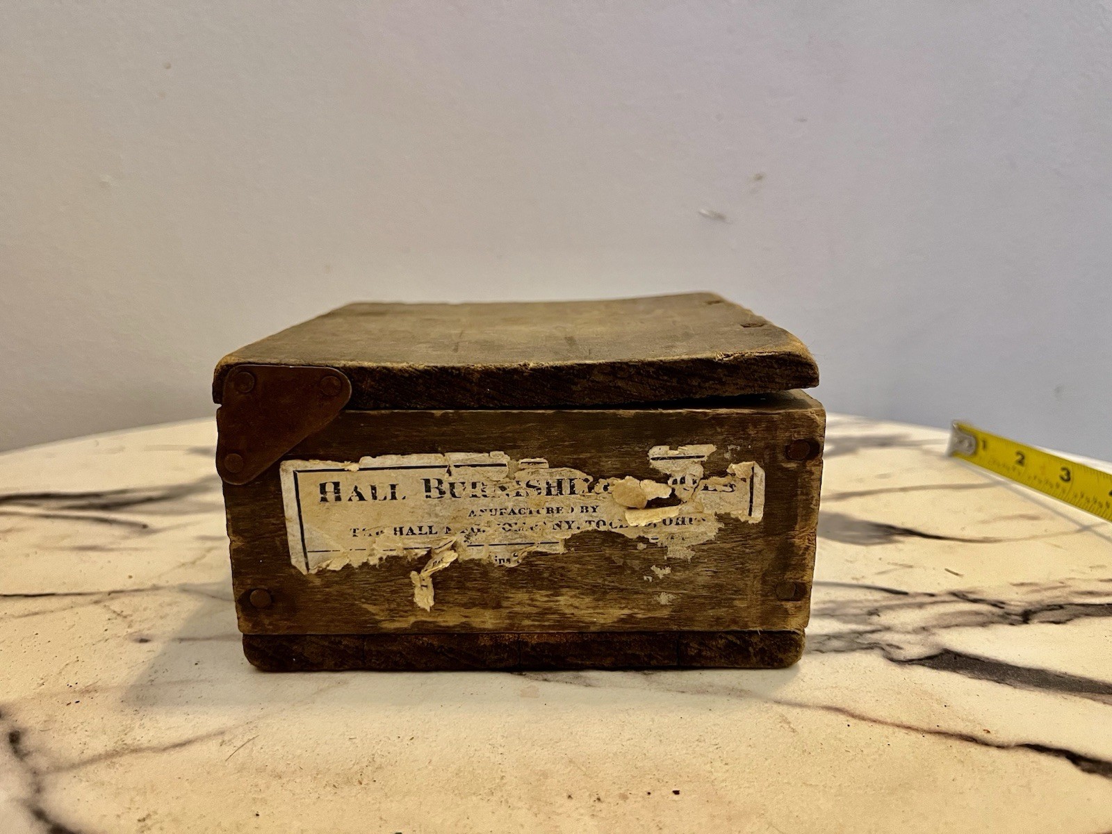 VINTAGE HALL MFG BURNISHING Cylinder Engine Kit TOOLS ORIGINAL BOX Toledo, Ohio
