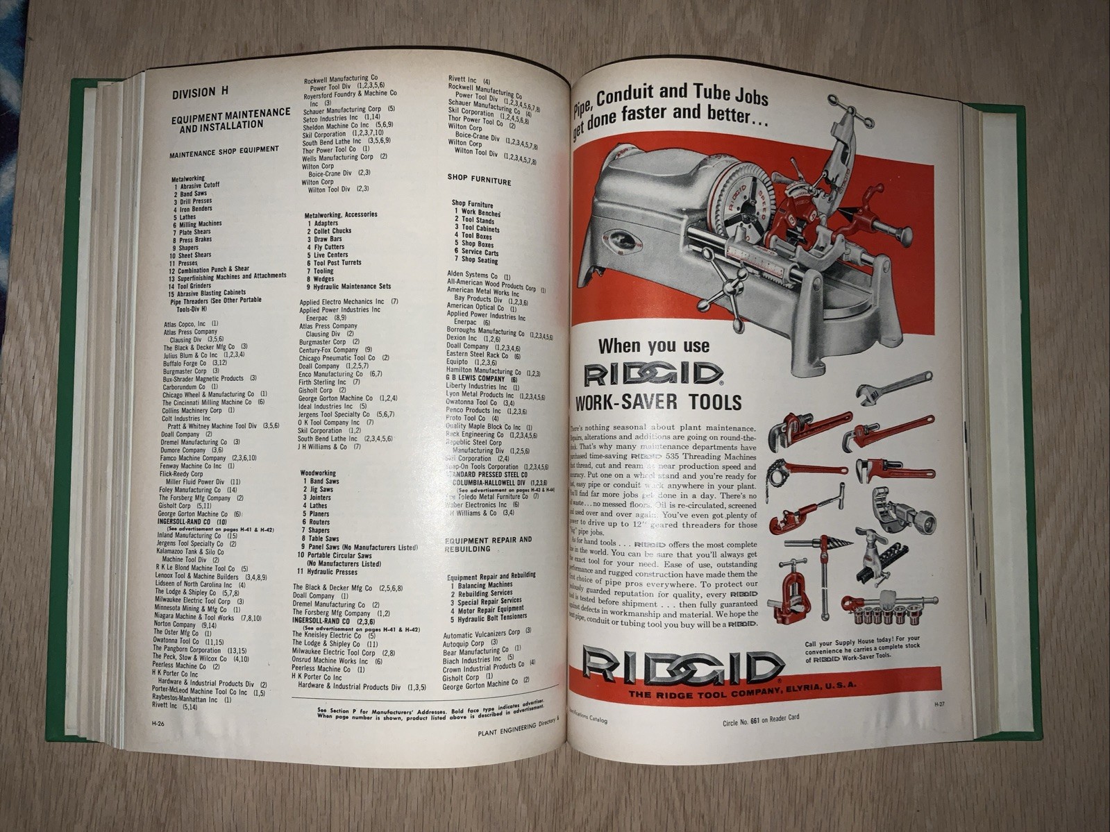 Plant Engineering Directory And Specifications Catalog 1966 Volume 1 Hardcover