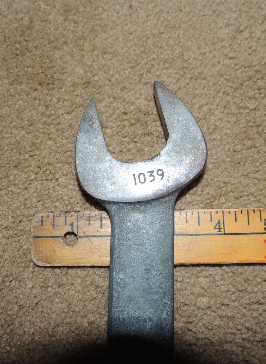LARGE 15-1/2″ VINTAGE FAIRMOUNT OPEN WRENCH No. 1039, 1-1/4″ X 1-7/16″, USA MADE