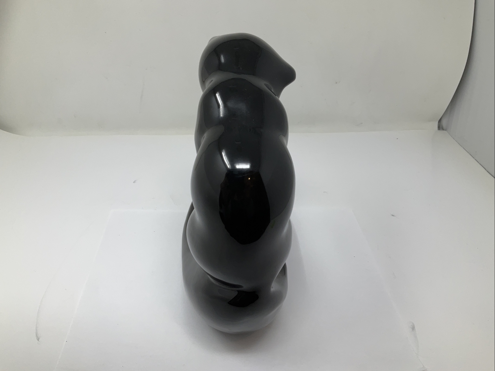 Vintage Hanger Ceramic Stand 1985 Pelzman Vendor Design Black cat