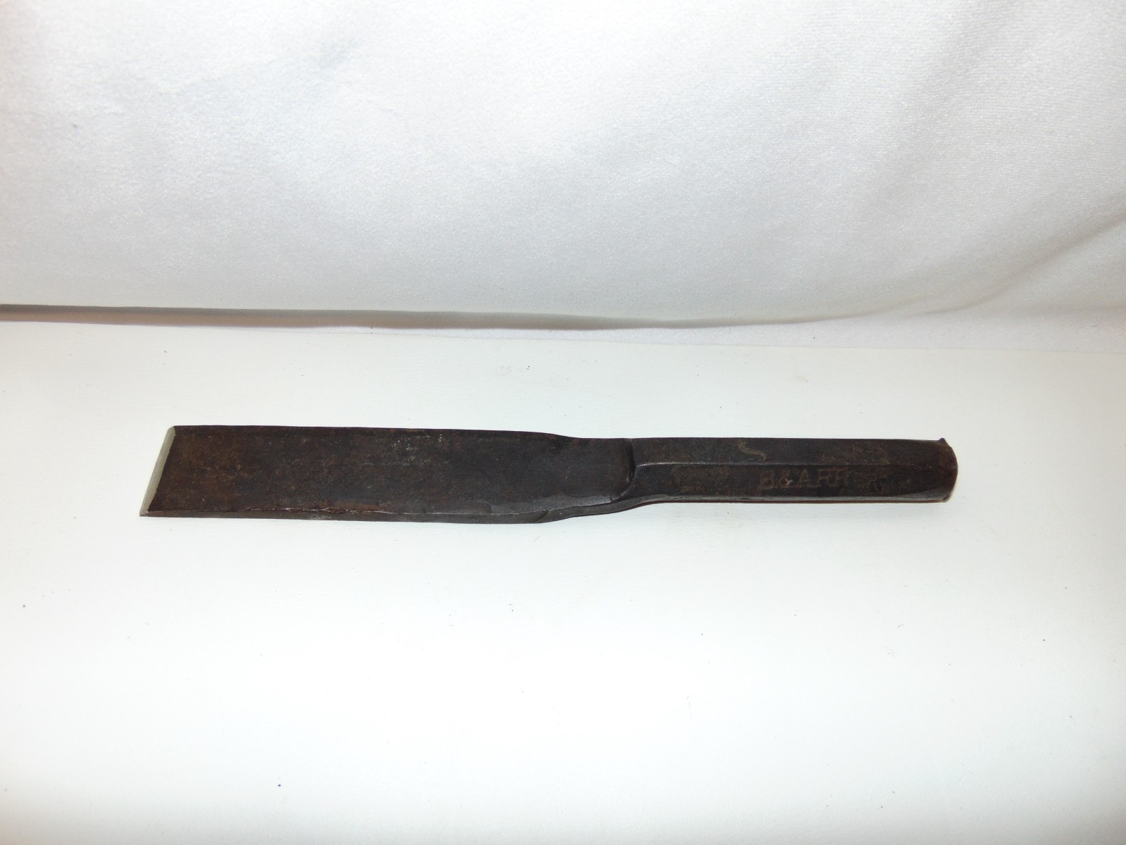 vintage Original B&A RR Railroad Train hand forged Chisel 12″ x 1.5″ USA