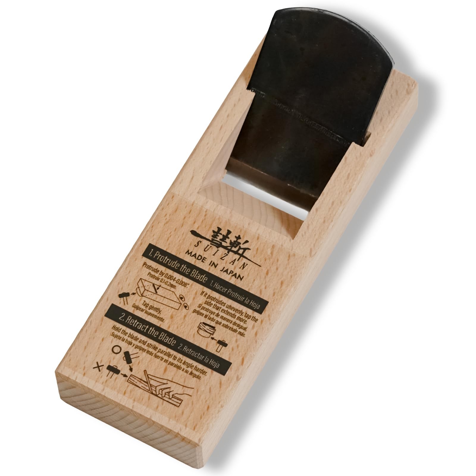 Kanna Japanese Wood Planer 1.7″ – Professional Small Hand Block Plane Woodwor…