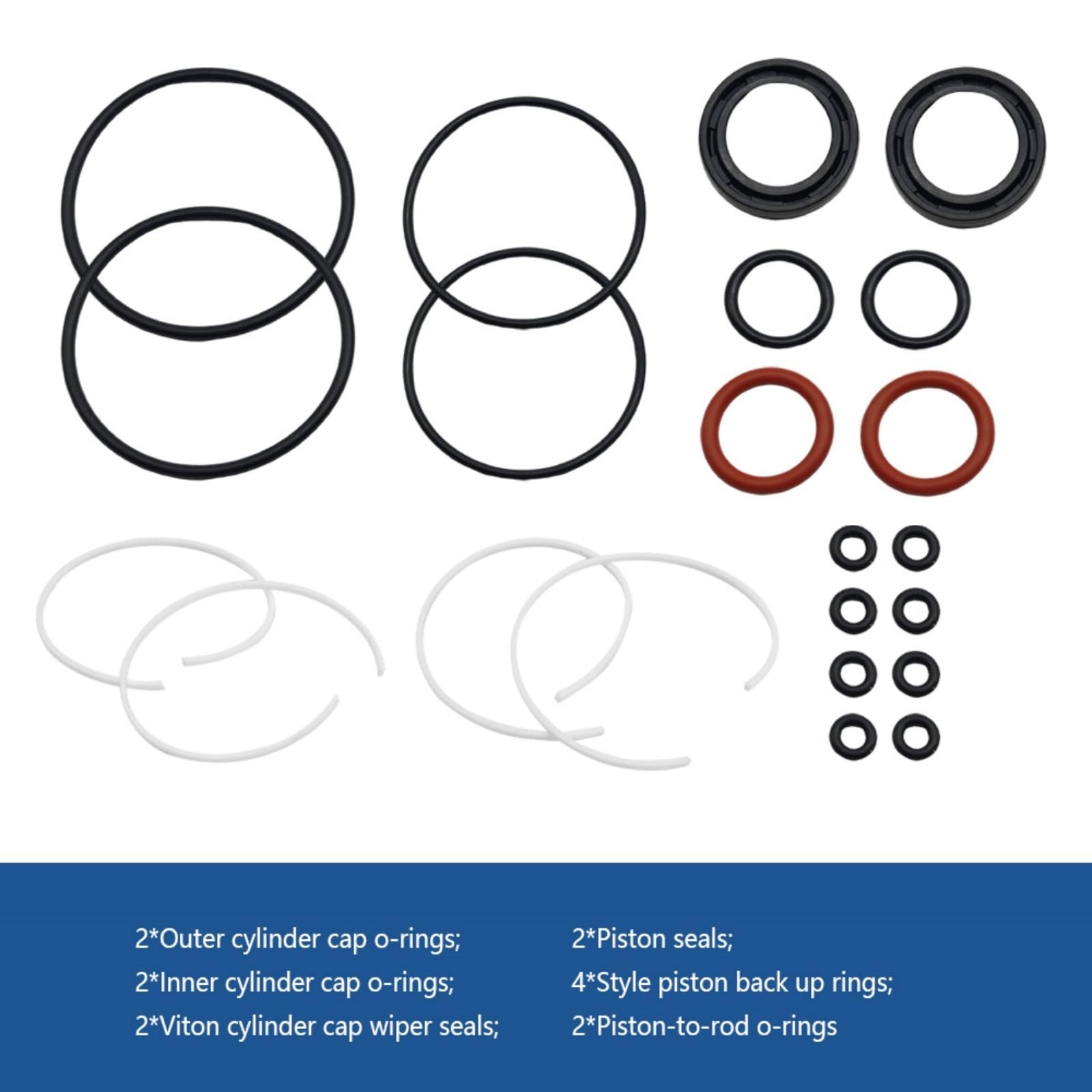 Trim Cylinder Ram Sealing Rebuild Kit Fit for Volvo Penta SX DPS-M | Cylinder…