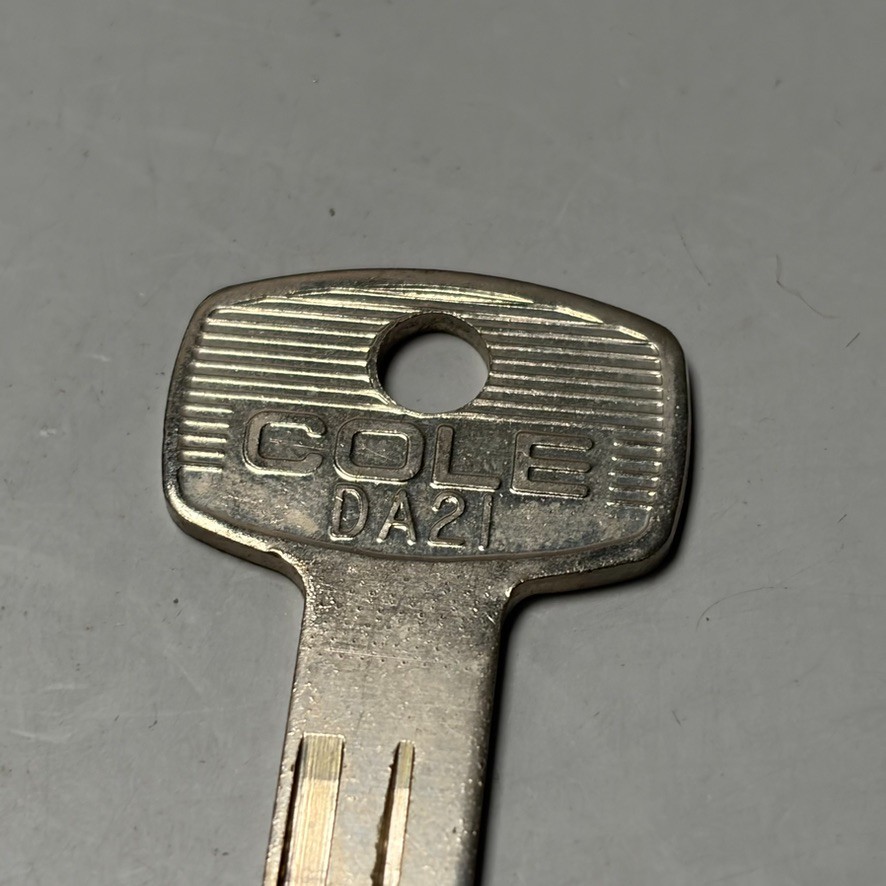 1- Cole Key Blank DA21 UNCUT Replacement Direct Fit Datsun Nissan Model Cars