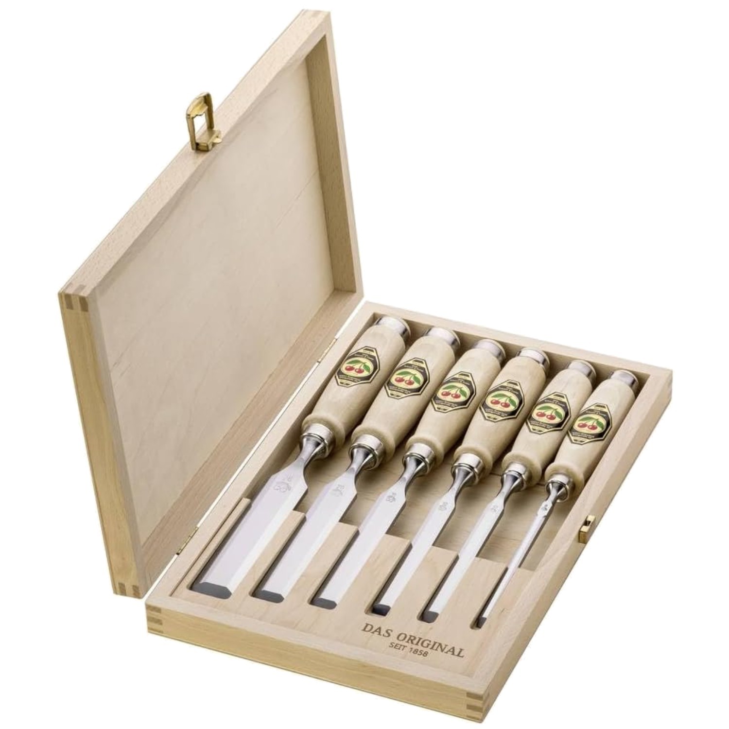 6-Piece Chisel Set in Wooden Box