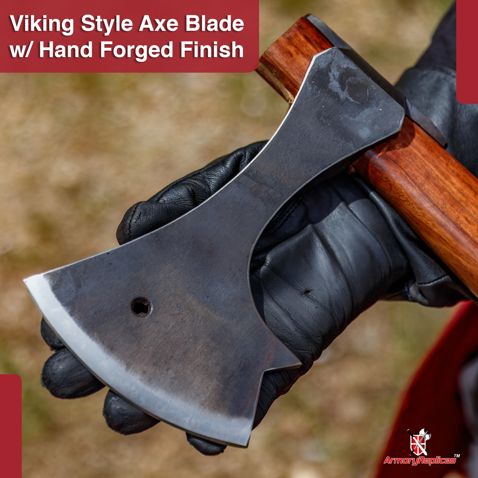 CUSTOM HAND FORGED HIGH CARBON STEEL VIKING AXE FULLY FUNCTIONAL BATTLE READY