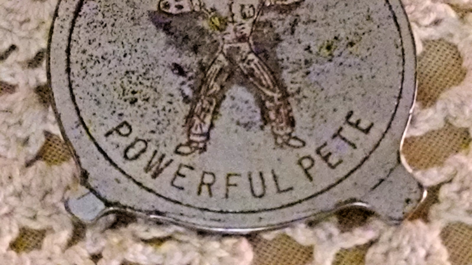 POWERFUL PETE POCKET SCREWDRIVER VINTAGE ROUND 4 SIZES 4 LEAF CLOVER MADE USA.