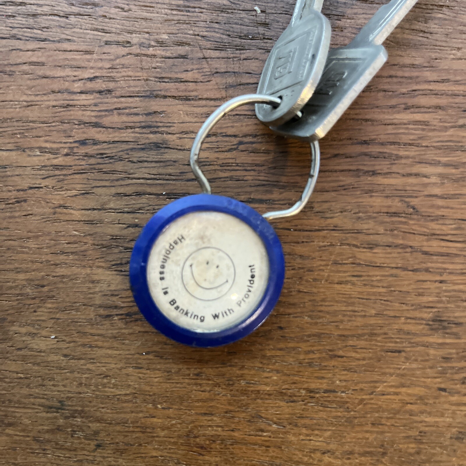 Vintage Set of Automotive Keys Set of 2 GM General Motors & Advertising Keychain