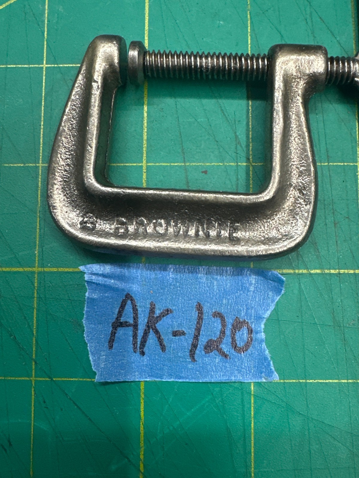 Vintage 3.5″ Brownie M44 Small 1 1/4″ C-Clamp Tool Made in USA