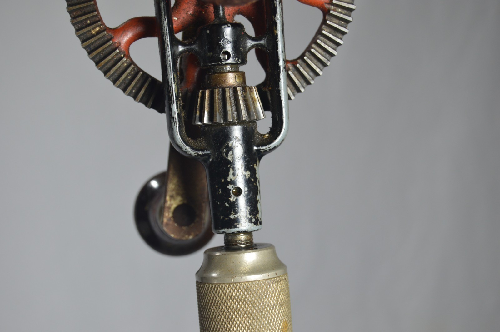 Vintage CRAFTSMAN 14″ No. 1071 Eggbeater Hand Drill USA W/ Bits!