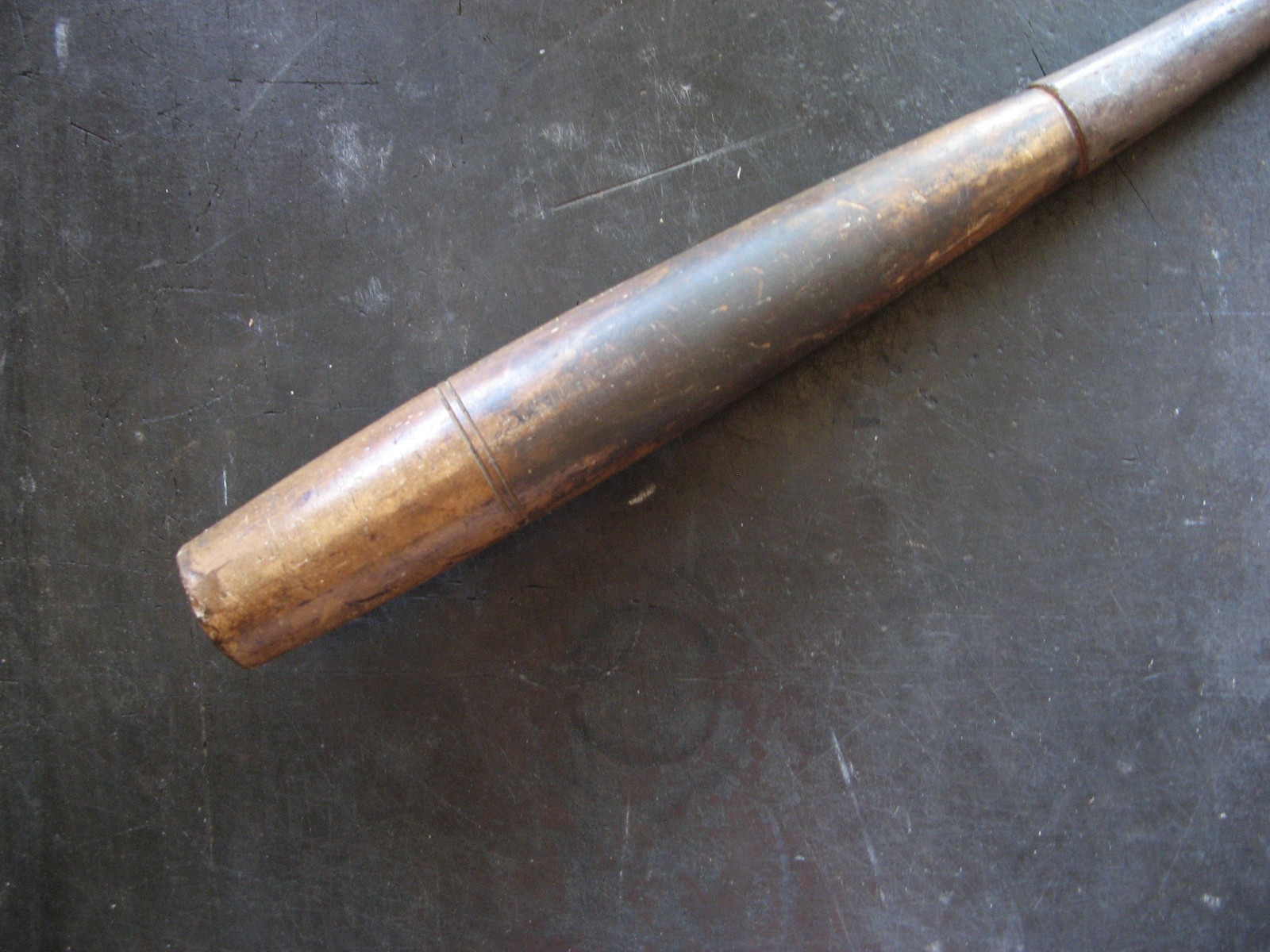 antique 3″ SLICK CHISEL 27″ long blacksmith made vintage timber framing