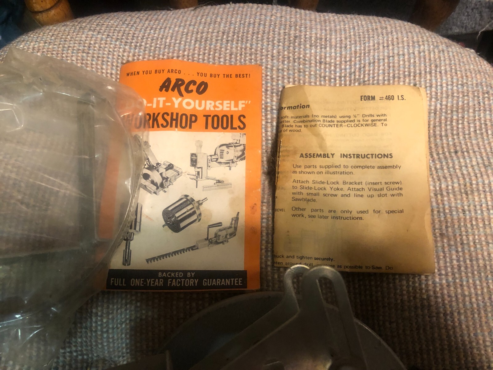 Vintage Arco-Saw Circular Saw Attachment No. 460