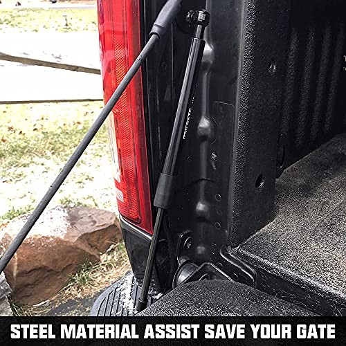Compatible with 2015-2026 F150 Tailgate Assist – 1045 Steel Material, black