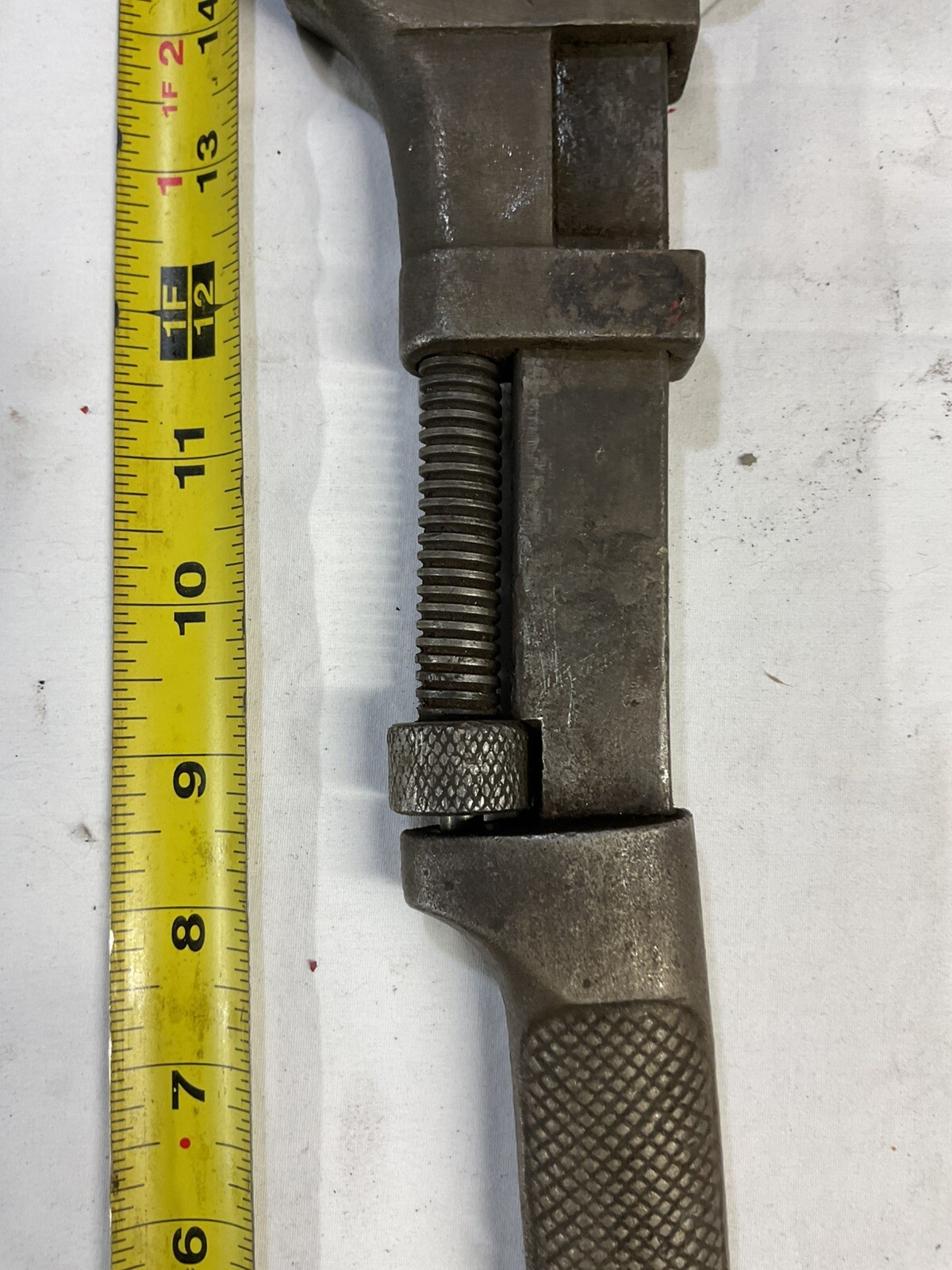 Vintage ( Peck, Stow, and Wilcox )PEXTO 12” Solid Steel Adjustable Monkey Wrench