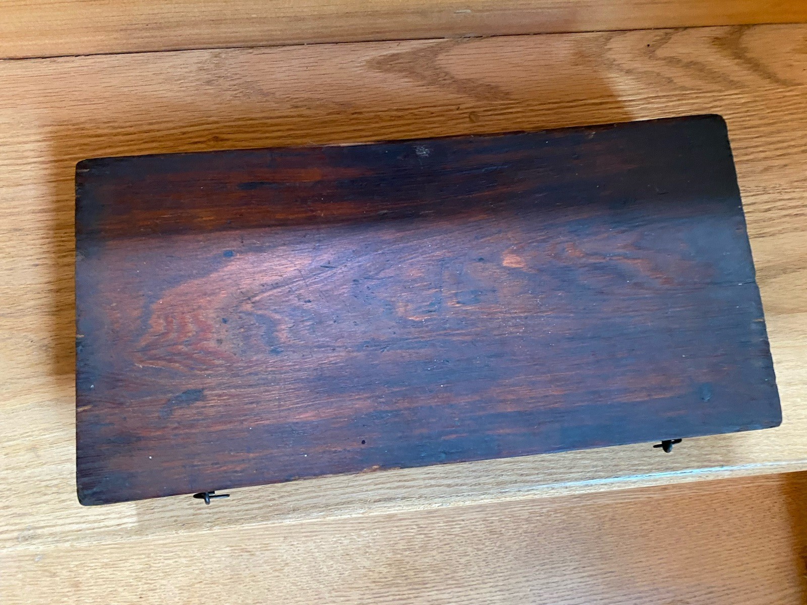 Frank Mossberg Socket Set With Ratchet And oak Wood Box Vintage