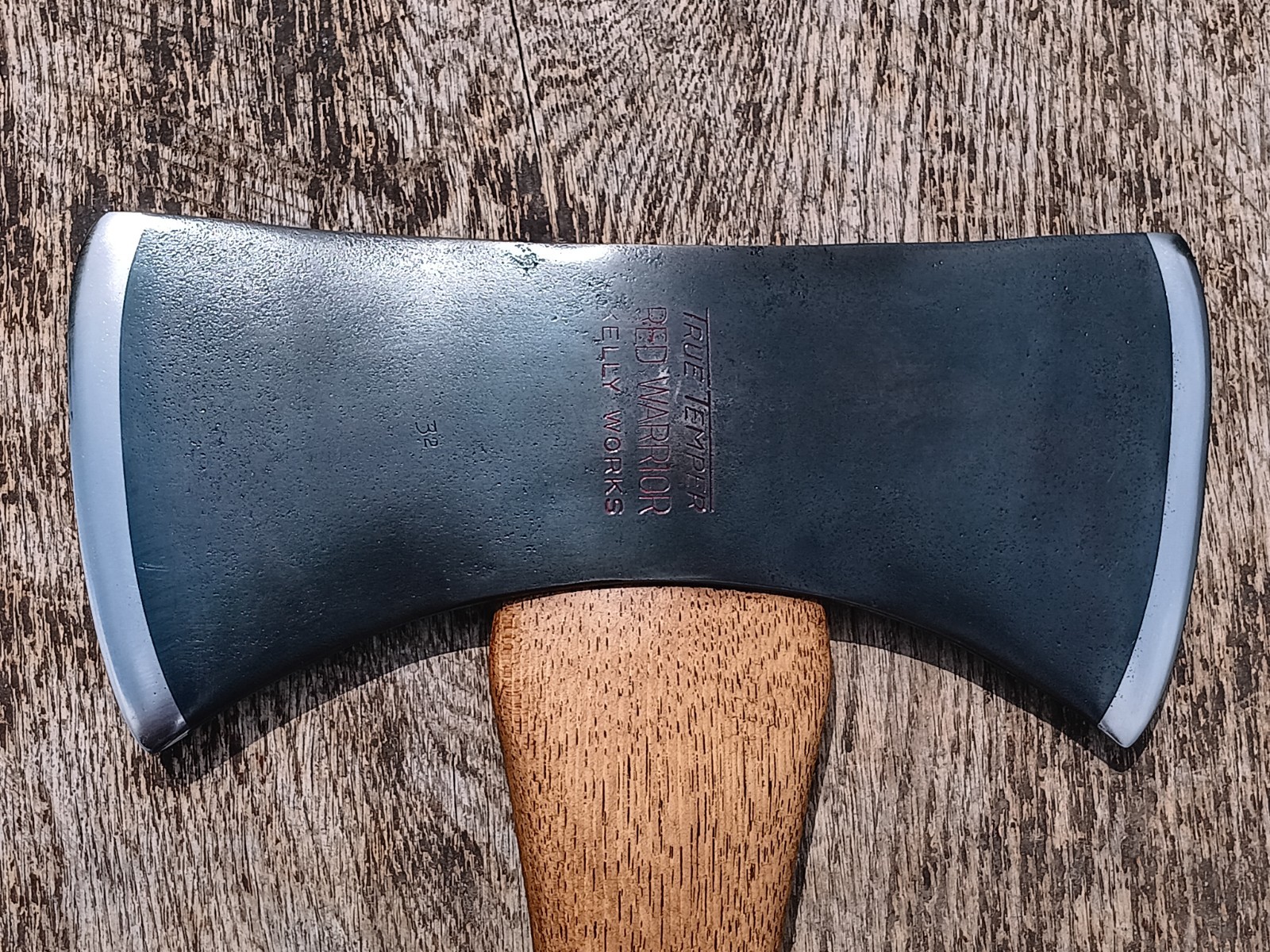 Vintage True Temper Kelly Works Red Warrior Double Bit Axe Restored