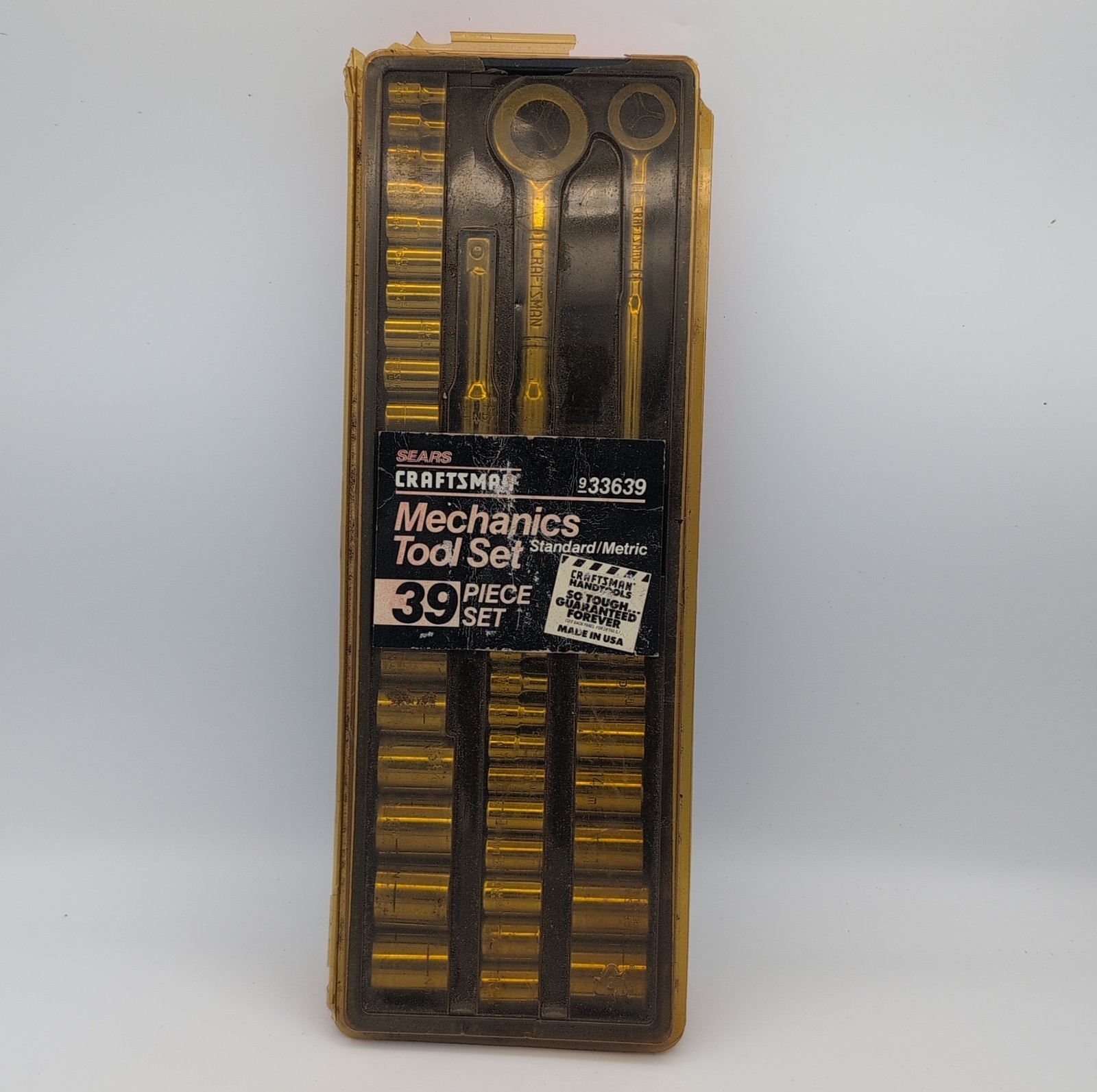 Vintage Craftsman Mechanics Tool 39 Pc Set Standard/Metric 933639 USA