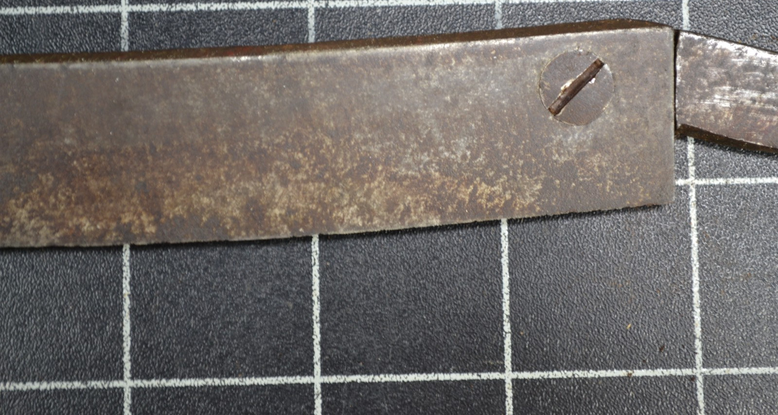 Wm BRADY & SON – MT JOY, PA – MARCH 5, 1872 PATENTED DRAW KNIFE – 9″ EDGE – RARE