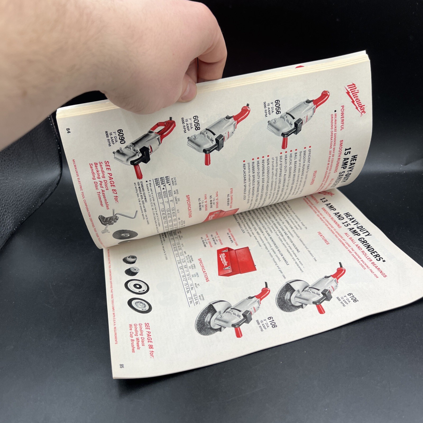 1984 Milwaukee Heavy-Duty Electric Tools Catalog #184 See Photos For Condition
