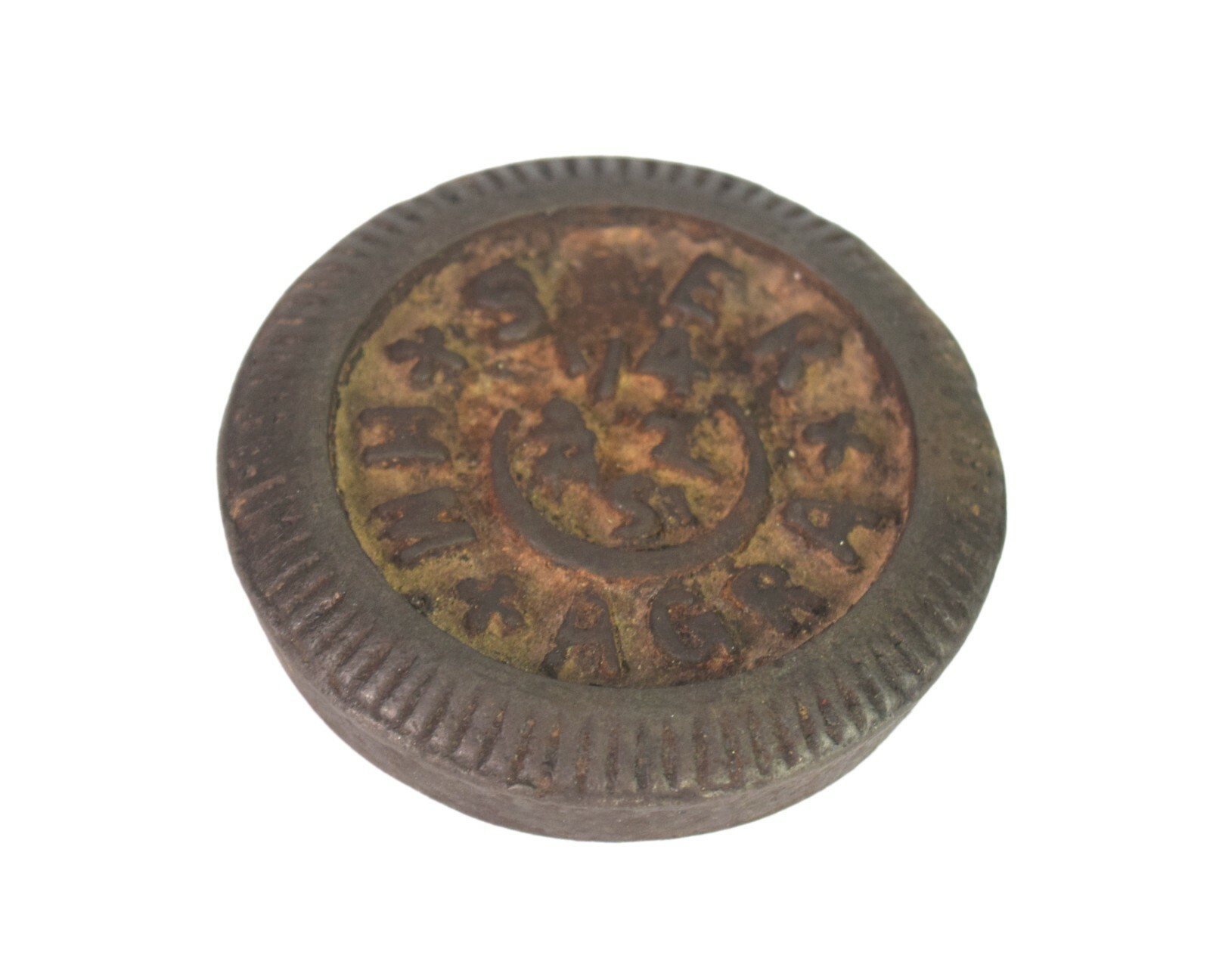One Iron Small Ornament Weighting Tool – Market Weight Measuring Unit. G15-397