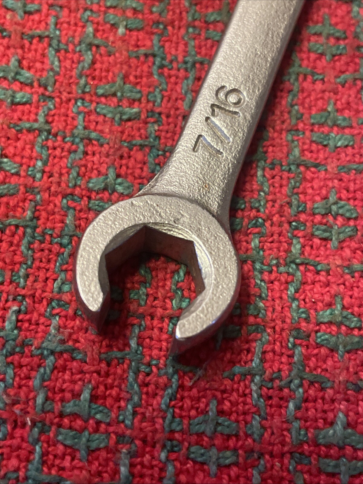 Vintage NAPA Tools 3/8” 7/16” Flare Nut Line Wrench USA 🇺🇸 NDF 550 Excellent