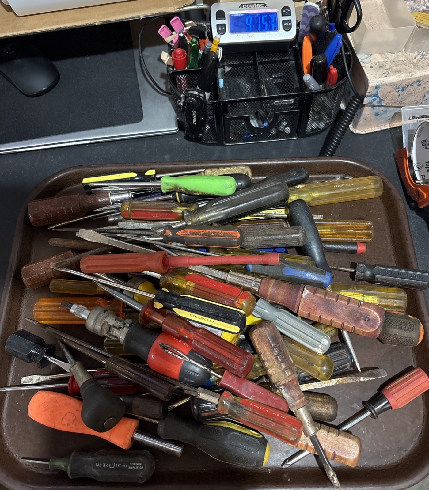 Lot of 65 + Vintage Screwdrivers, Assorted Brands Like Stanley Etc. USA Japan