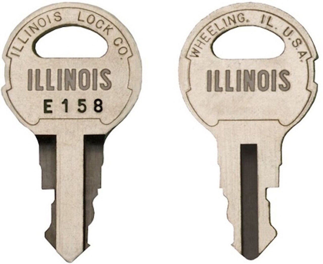 Two E158 keys (2)  Allen-Bradley | pair of X-144218 keys