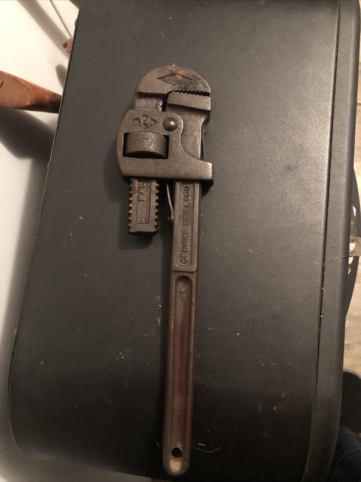 Vintage Genuine Stillson Adjustable￼ Pipe Wrench Stamped 14