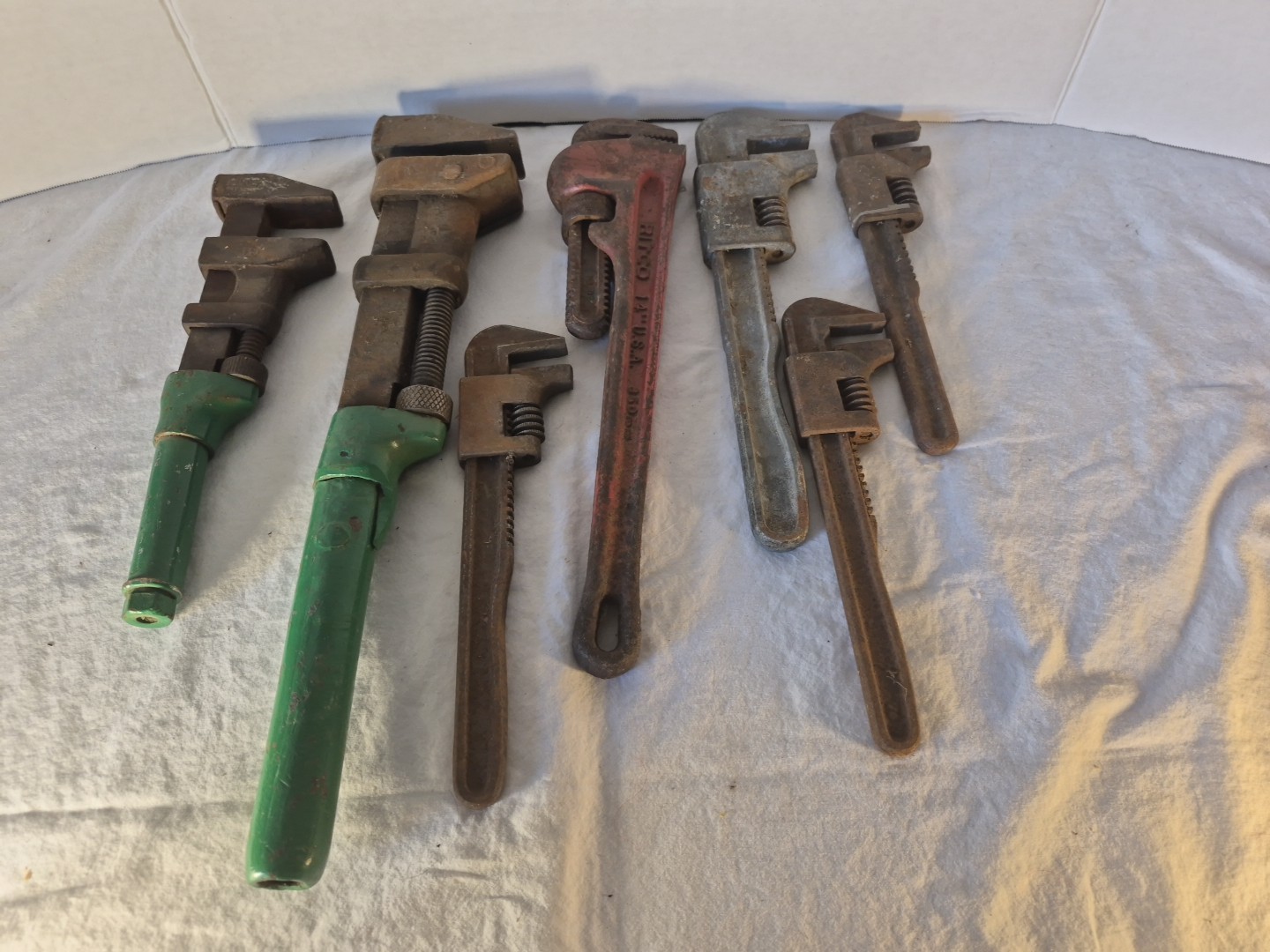 VINTAGE MONKEY SQUARE PIPE AUTO BLACKSMITHING WRENCH LOT RITCO