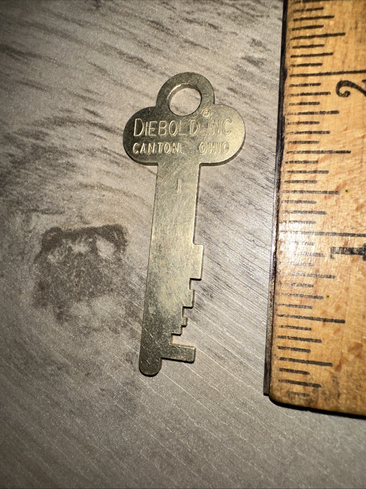 Antique Deibold inc. Safety Box Key #416