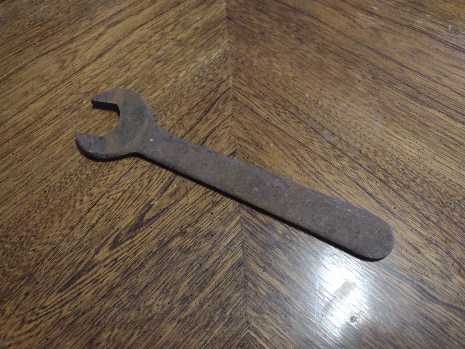 Antique Tool VINTAGE Factory MACHINIST Lathe Wrench BILLINGS 607-A – 1 1/8