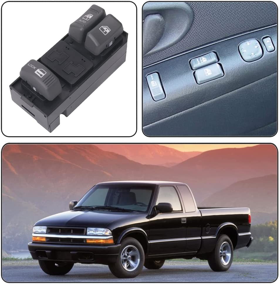 Driver Door Lock Window Switch 15151356 for Chevy Blazer GMC Sonoma Isuzu 95-05