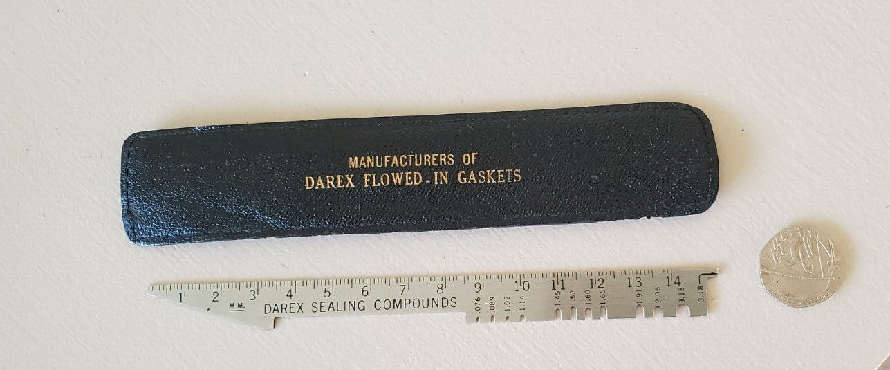 Rare Vintage Darex Sealing & Gasket 6″ Ruler W.R. Grace & Co. Collectors Item