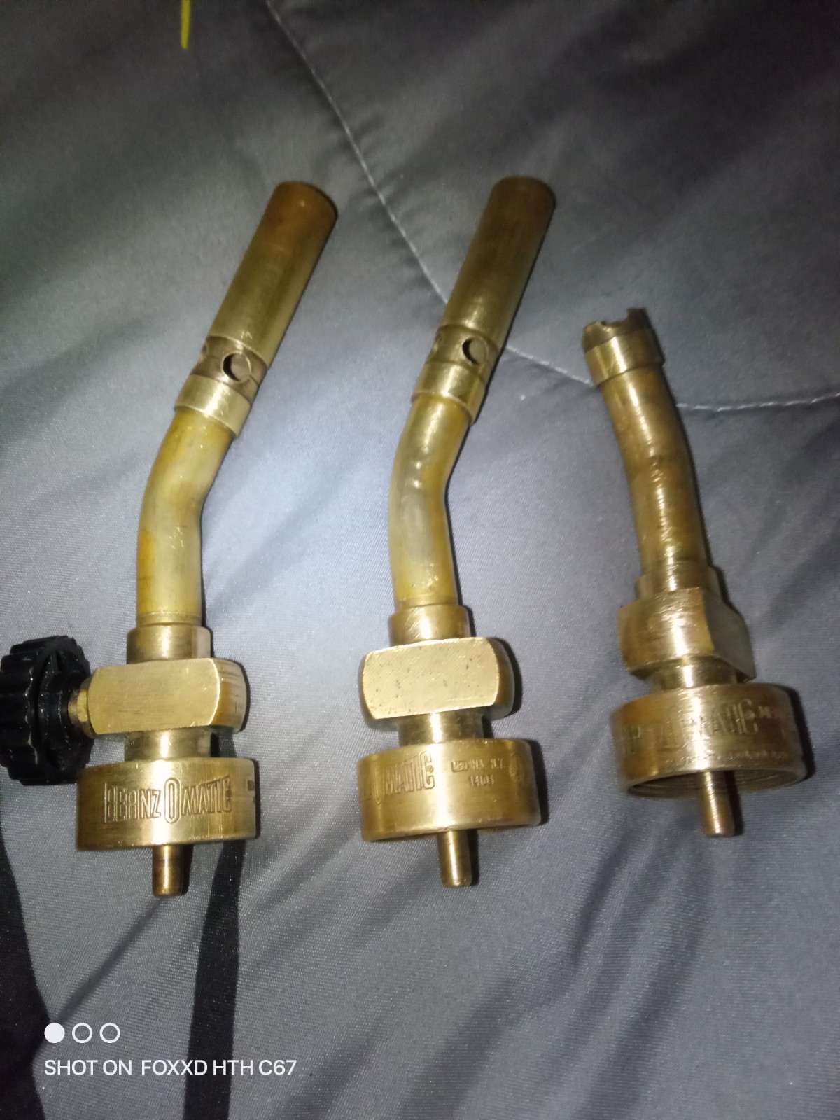 Lot of 3 Vintage Benzomatic TX-9 LP Gas Torch Head!