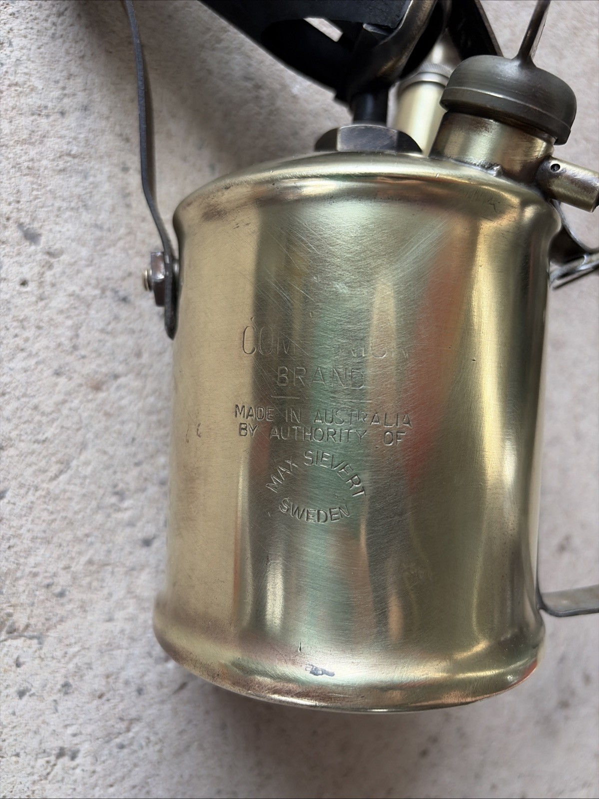Vintage companion blow torch Max Sievert Brass