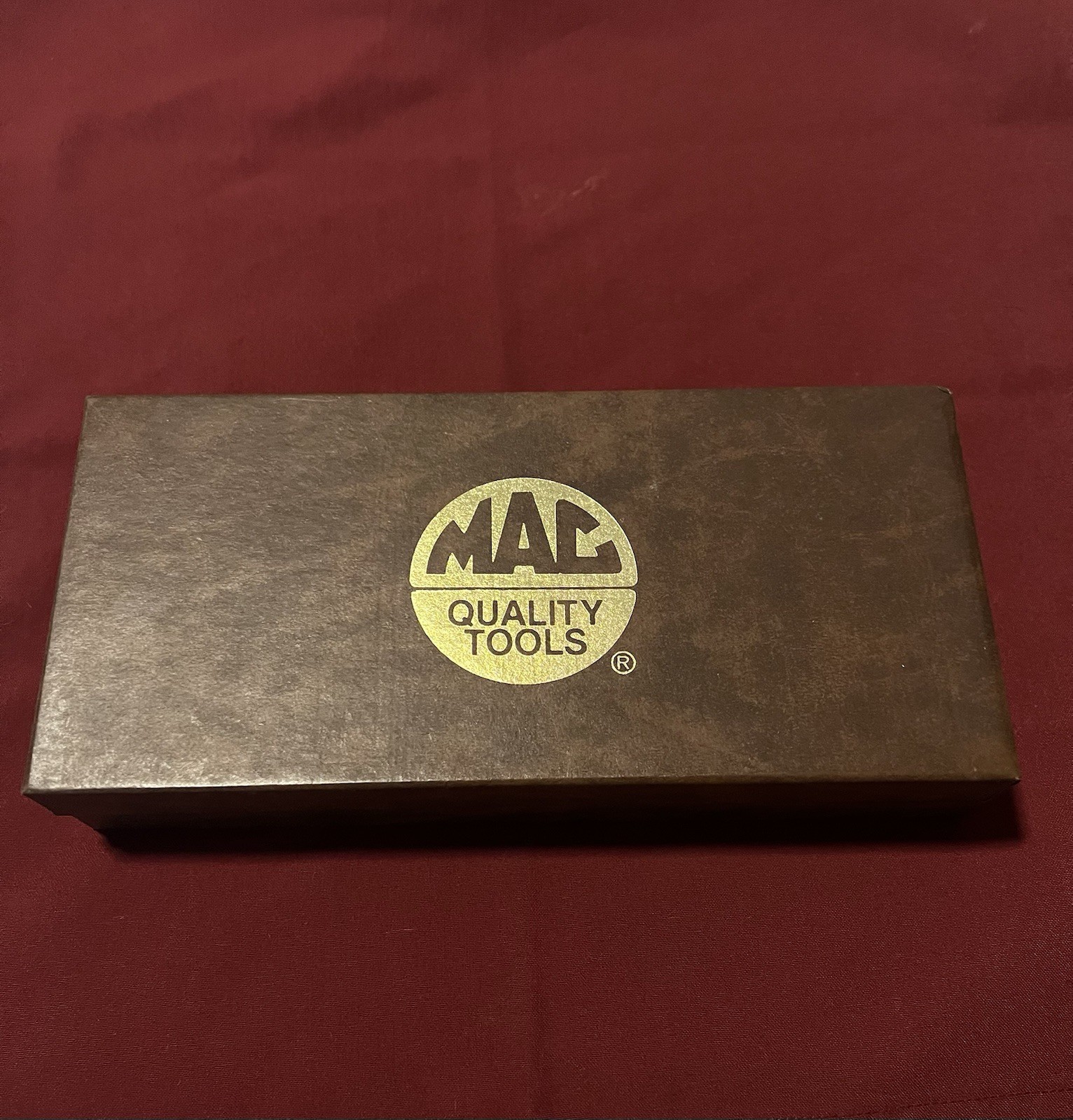 1985 Mac Quality Tools Limited Edition 24K Gold Played Ratchet Wrench