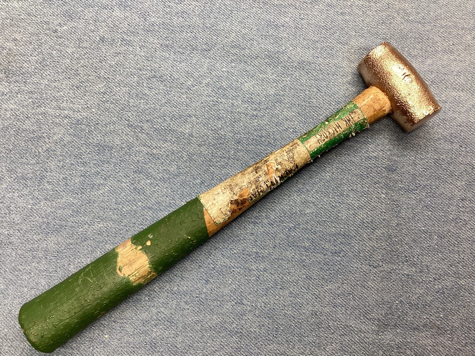 Vintage Brass & Bronze Non-Marring Machinists Hammers / Mallets Nice ! L👀K !