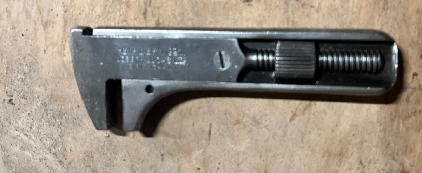 VINTAGE JOSEPH LUCAS GIRDER Birmingham ADJUSTABLE SPANNER WRENCH