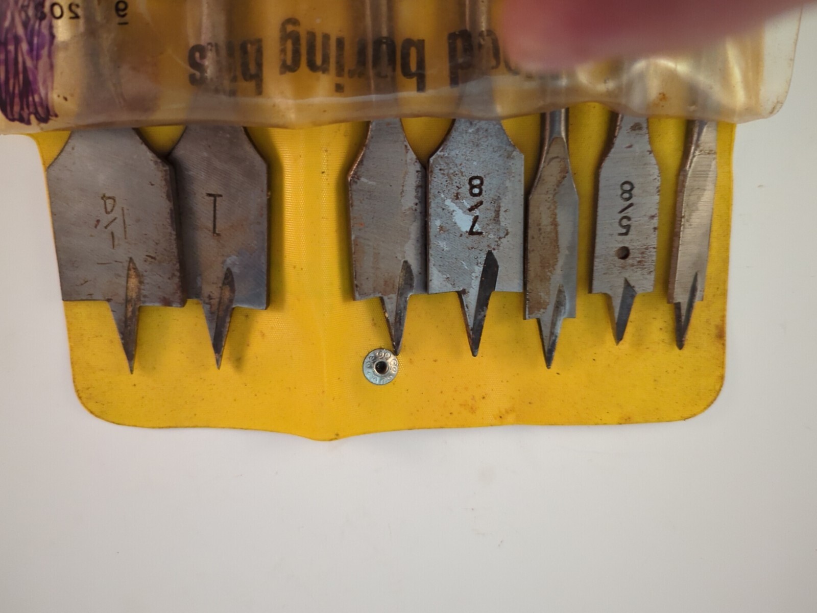 Sears Craftsman #20921 Power Wood Boring 18 Drill Bit Set: 3/8″ – 1 1/4″ USA