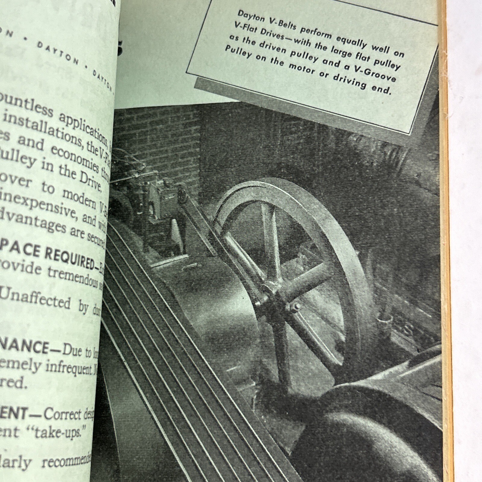 Dayton Rubber V-Belt Drives Auto Parts Catalog #280 VTG 1948
